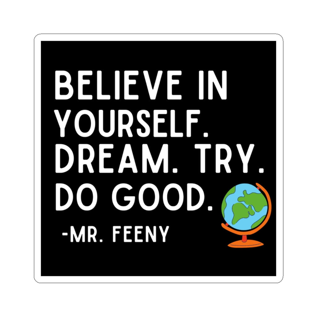 Believe In Yourself Boy Meets World Inspired Sticker