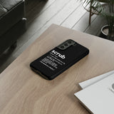 Scrub Definition TLC Inspired Phone Case- Black