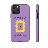 Knock Knock Friends Inspired Phone Case- Purple