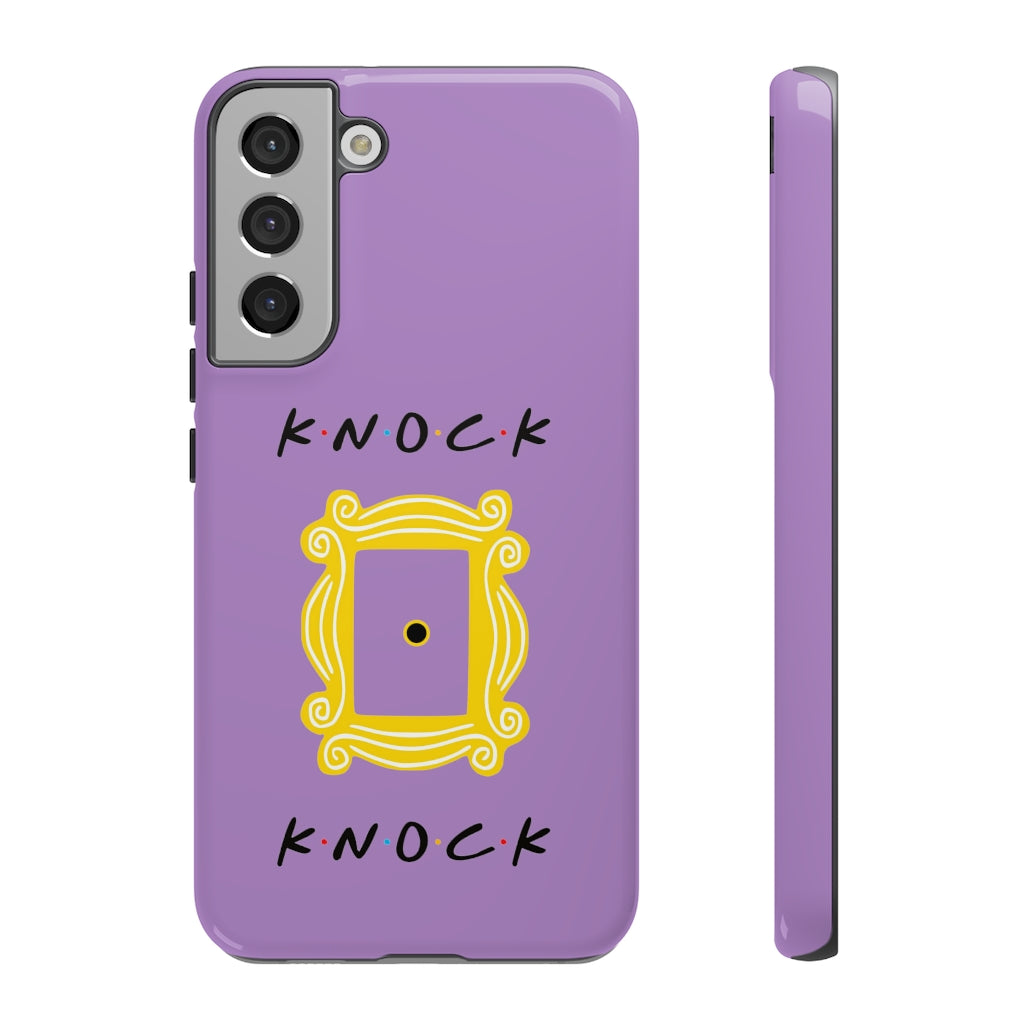 Knock Knock Friends Inspired Phone Case- Purple