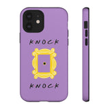 Knock Knock Friends Inspired Phone Case- Purple