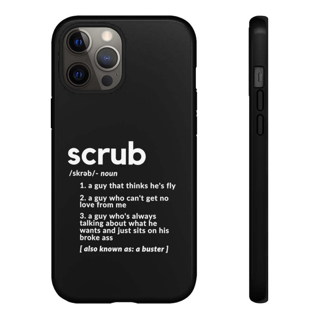 Scrub Definition TLC Inspired Phone Case- Black