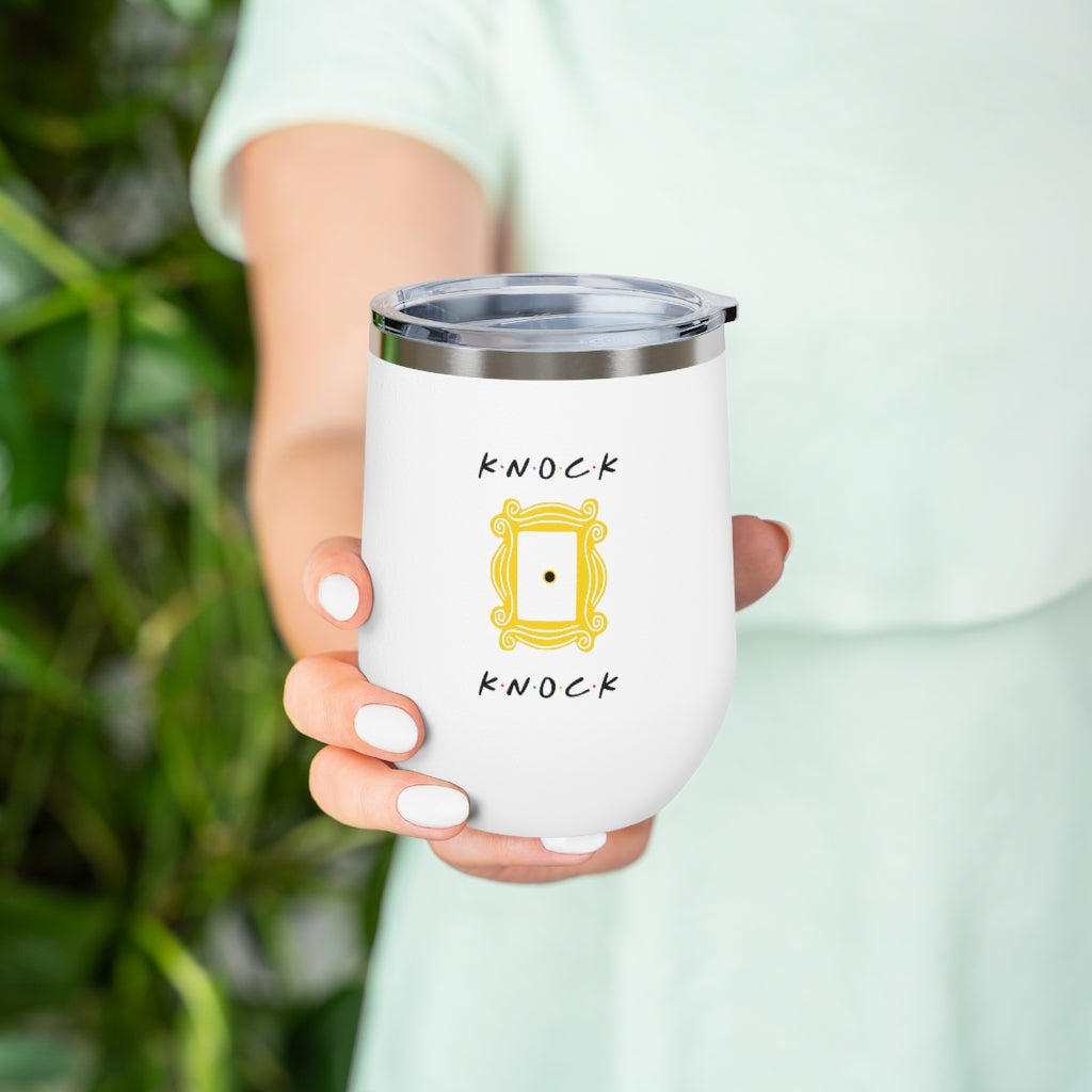 Knock Knock Friends Inspired 12oz Insulated Tumbler