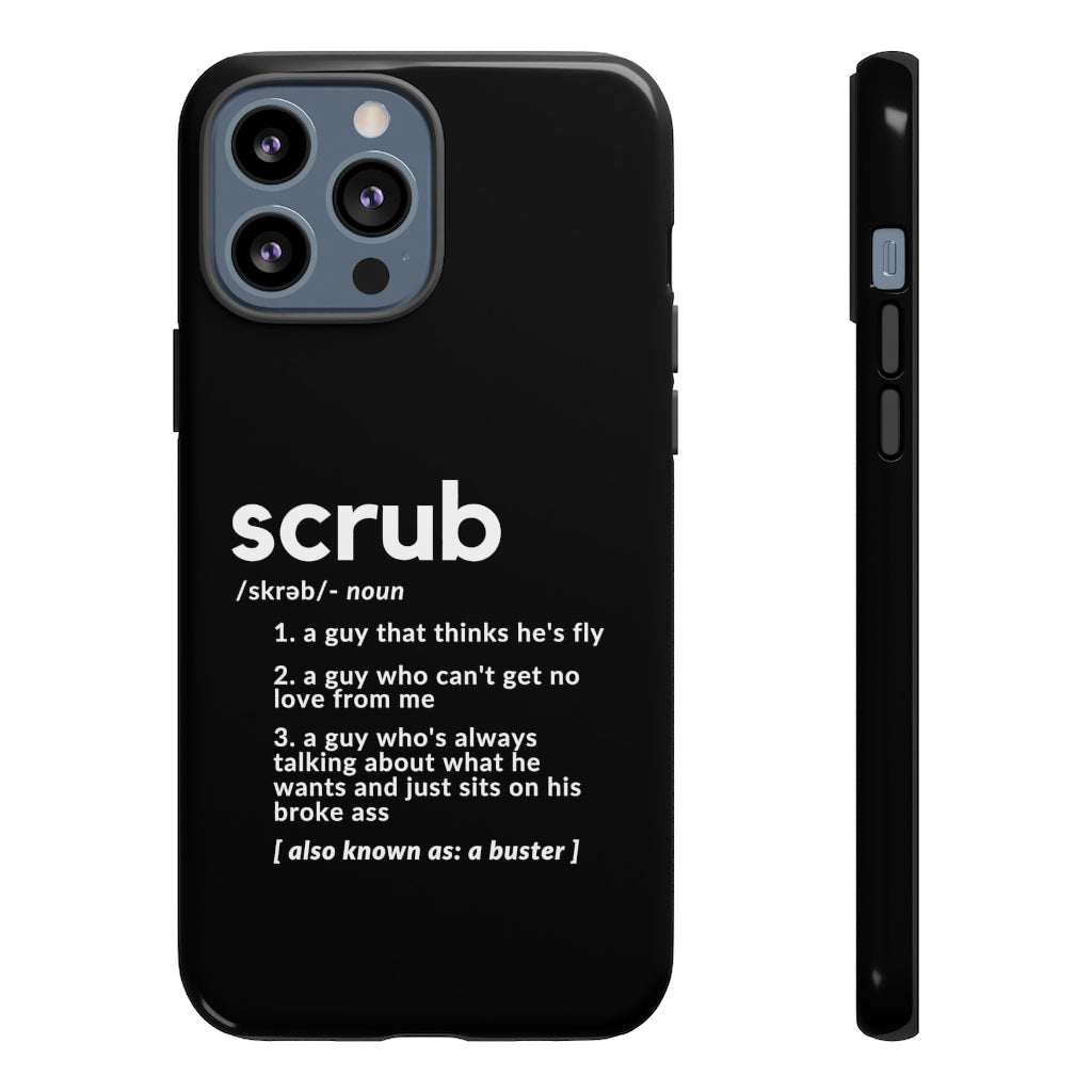 Scrub Definition TLC Inspired Phone Case- Black