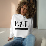 P.Y.T. Michael Jackson Inspired Women's Crop Hoodie