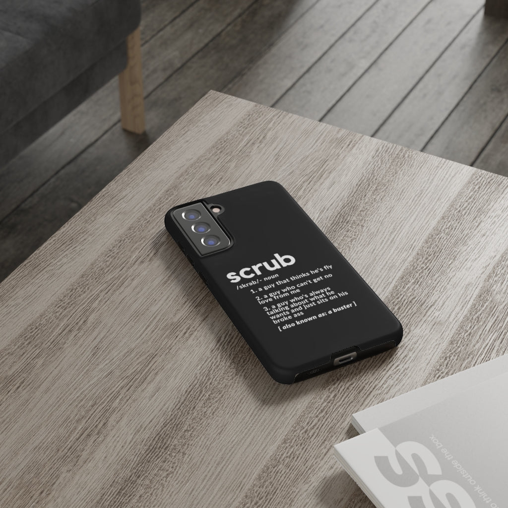 Scrub Definition TLC Inspired Phone Case- Black