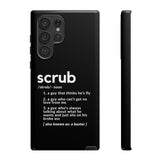 Scrub Definition TLC Inspired Phone Case- Black