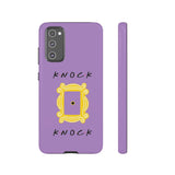 Knock Knock Friends Inspired Phone Case- Purple