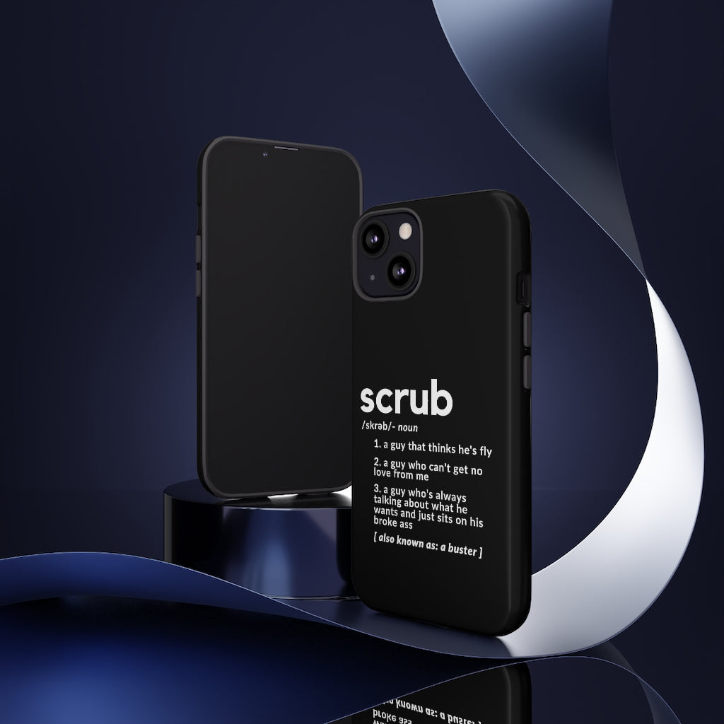 Scrub Definition TLC Inspired Phone Case- Black