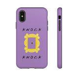 Knock Knock Friends Inspired Phone Case- Purple