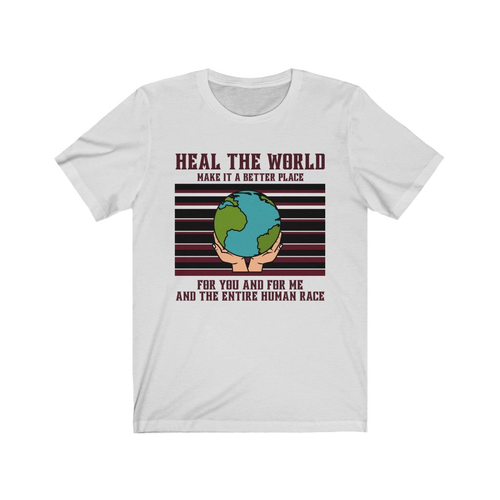 Heal The World Michael Jackson Inspired Unisex Jersey Short Sleeve Tee
