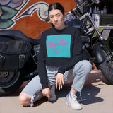 Come On Barbie Let's Go Party Women's Block Cropped Sweatshirt