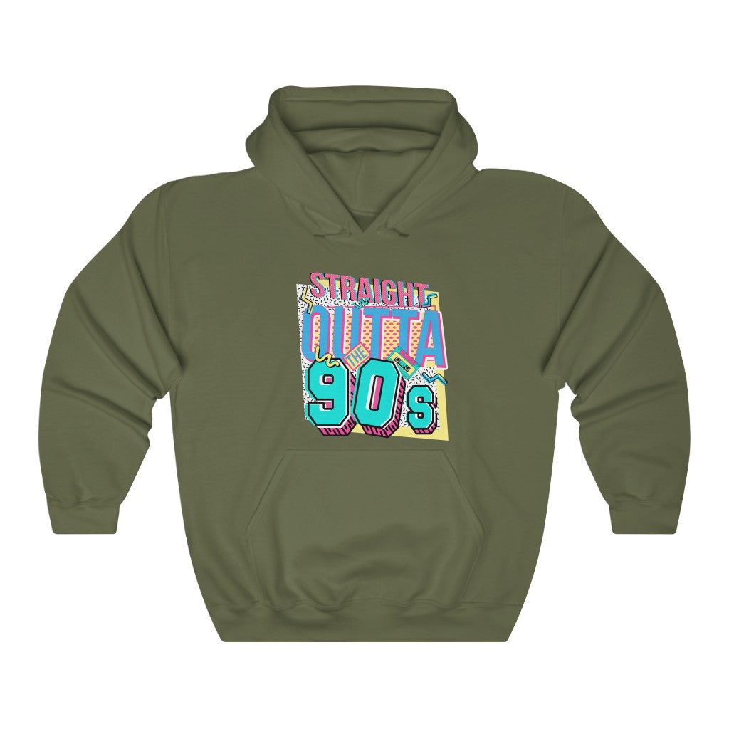 Straight Outta The 90's Unisex Hooded Sweatshirt