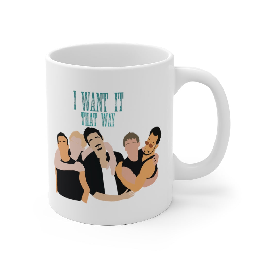 I Want It That Way Backstreet Boys Inspired Coffee Mug