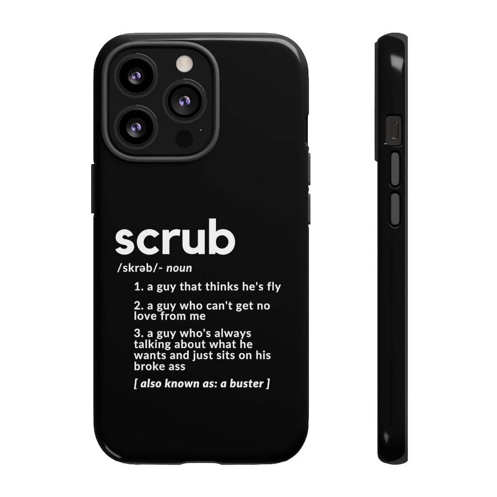 Scrub Definition TLC Inspired Phone Case- Black