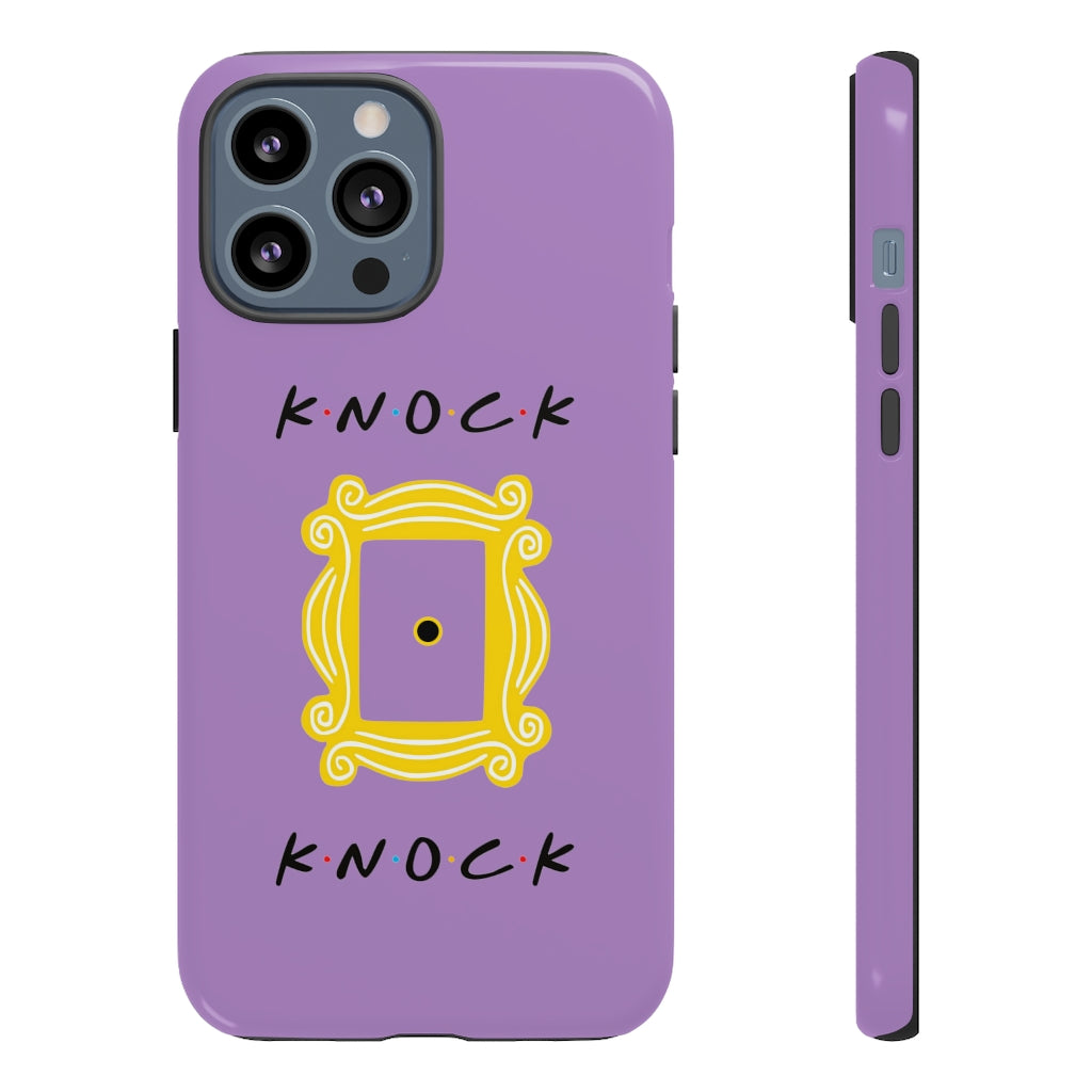 Knock Knock Friends Inspired Phone Case- Purple