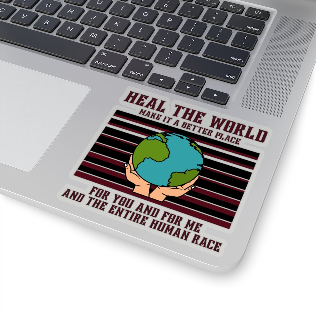 Heal The World Michael Jackson Inspired Sticker