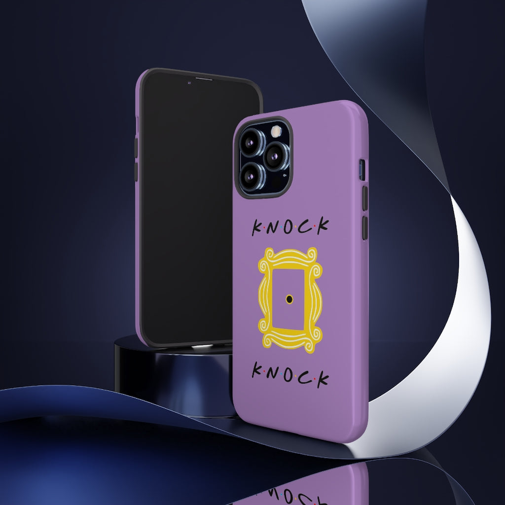 Knock Knock Friends Inspired Phone Case- Purple