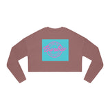 Come On Barbie Let's Go Party Women's Block Cropped Sweatshirt
