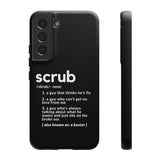 Scrub Definition TLC Inspired Phone Case- Black