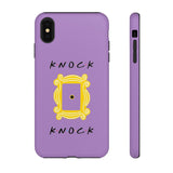 Knock Knock Friends Inspired Phone Case- Purple