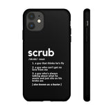 Scrub Definition TLC Inspired Phone Case- Black