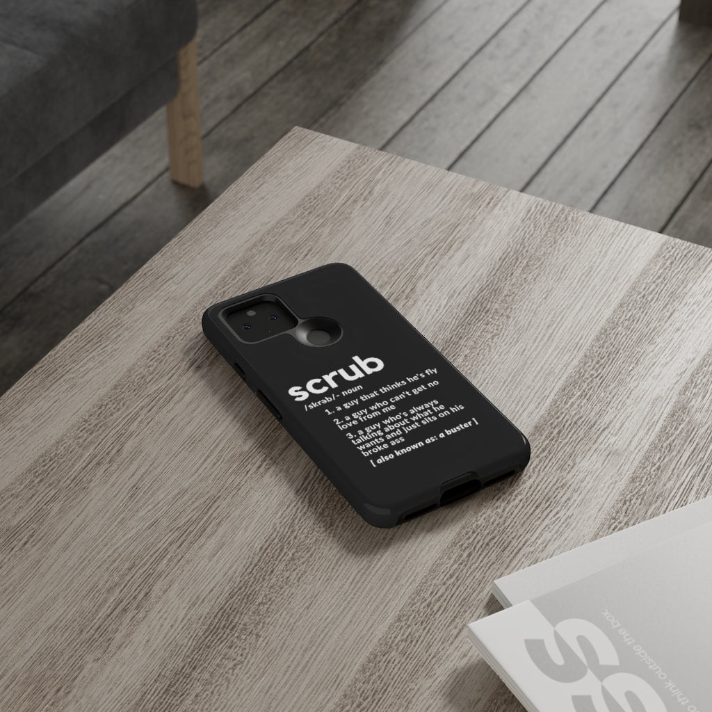 Scrub Definition TLC Inspired Phone Case- Black