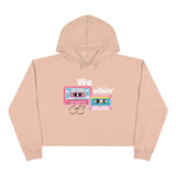 We Vibin' Women's Crop Hoodie