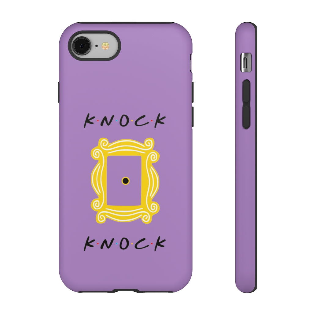 Knock Knock Friends Inspired Phone Case- Purple