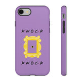 Knock Knock Friends Inspired Phone Case- Purple
