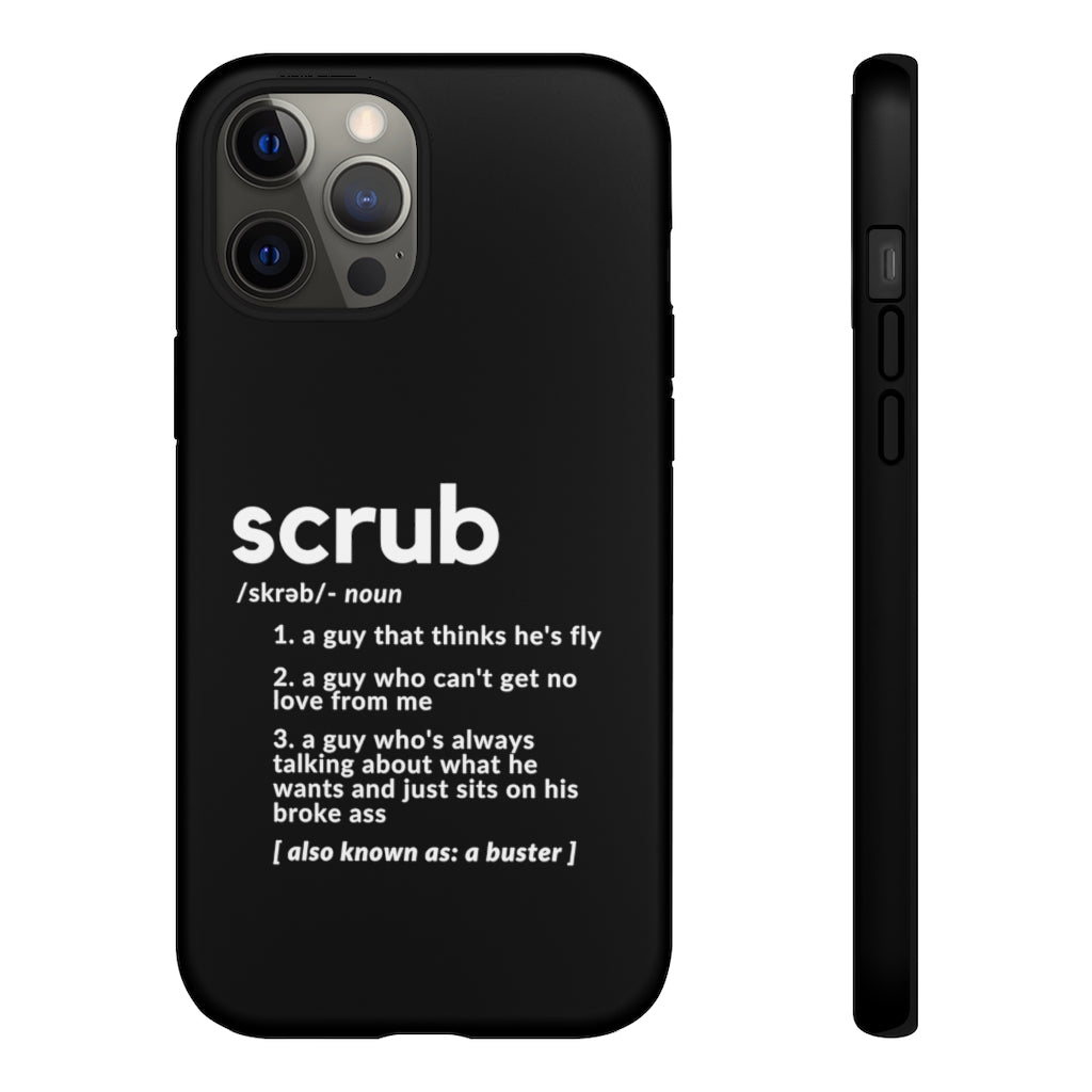 Scrub Definition TLC Inspired Phone Case- Black