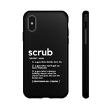 Scrub Definition TLC Inspired Phone Case- Black