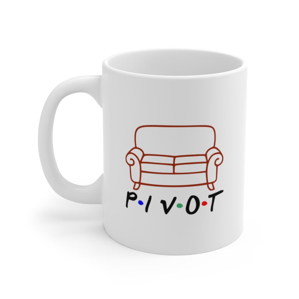 Pivot Friends Couch Inspired Coffee Mug