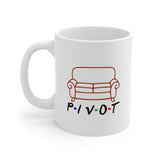Pivot Friends Couch Inspired Coffee Mug