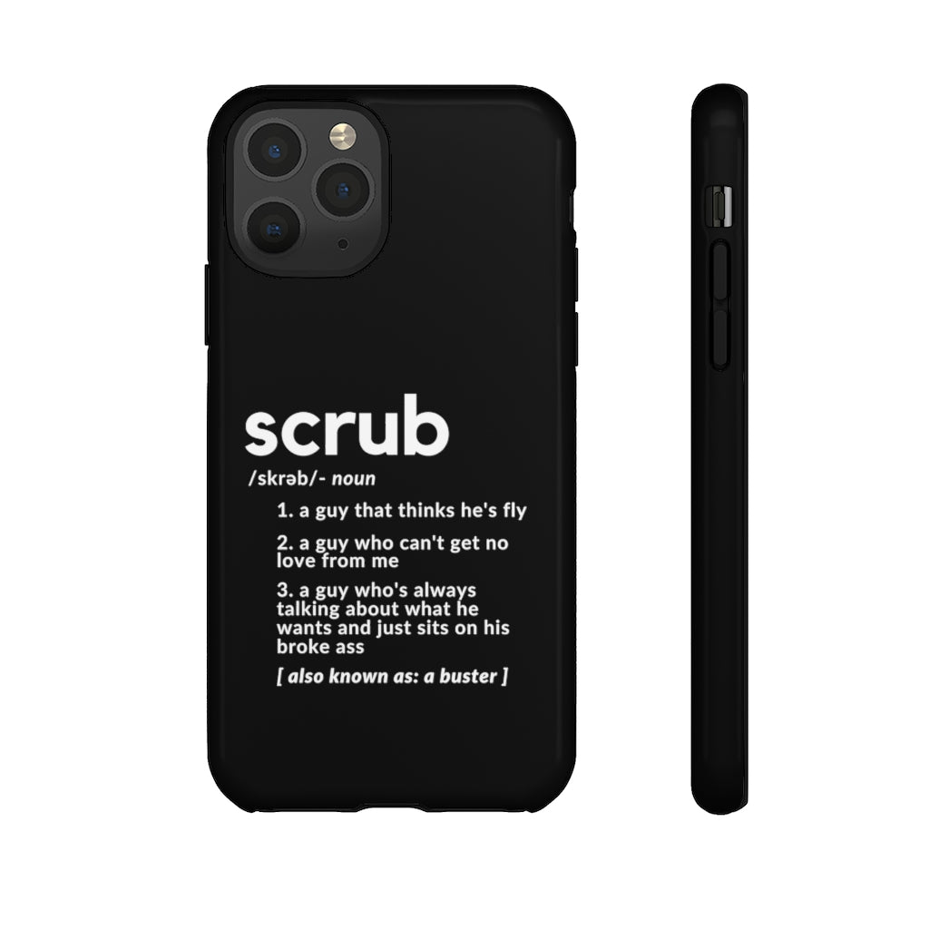 Scrub Definition TLC Inspired Phone Case- Black