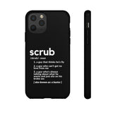 Scrub Definition TLC Inspired Phone Case- Black