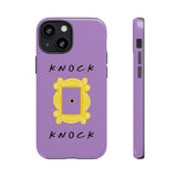 Knock Knock Friends Inspired Phone Case- Purple