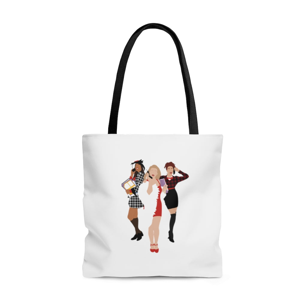 Clueless Inspired Tote Bag- White