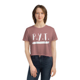 P.Y.T. Michael Jackson Inspired Women's Flowy Cropped Tee