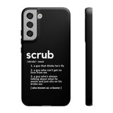 Scrub Definition TLC Inspired Phone Case- Black