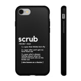 Scrub Definition TLC Inspired Phone Case- Black