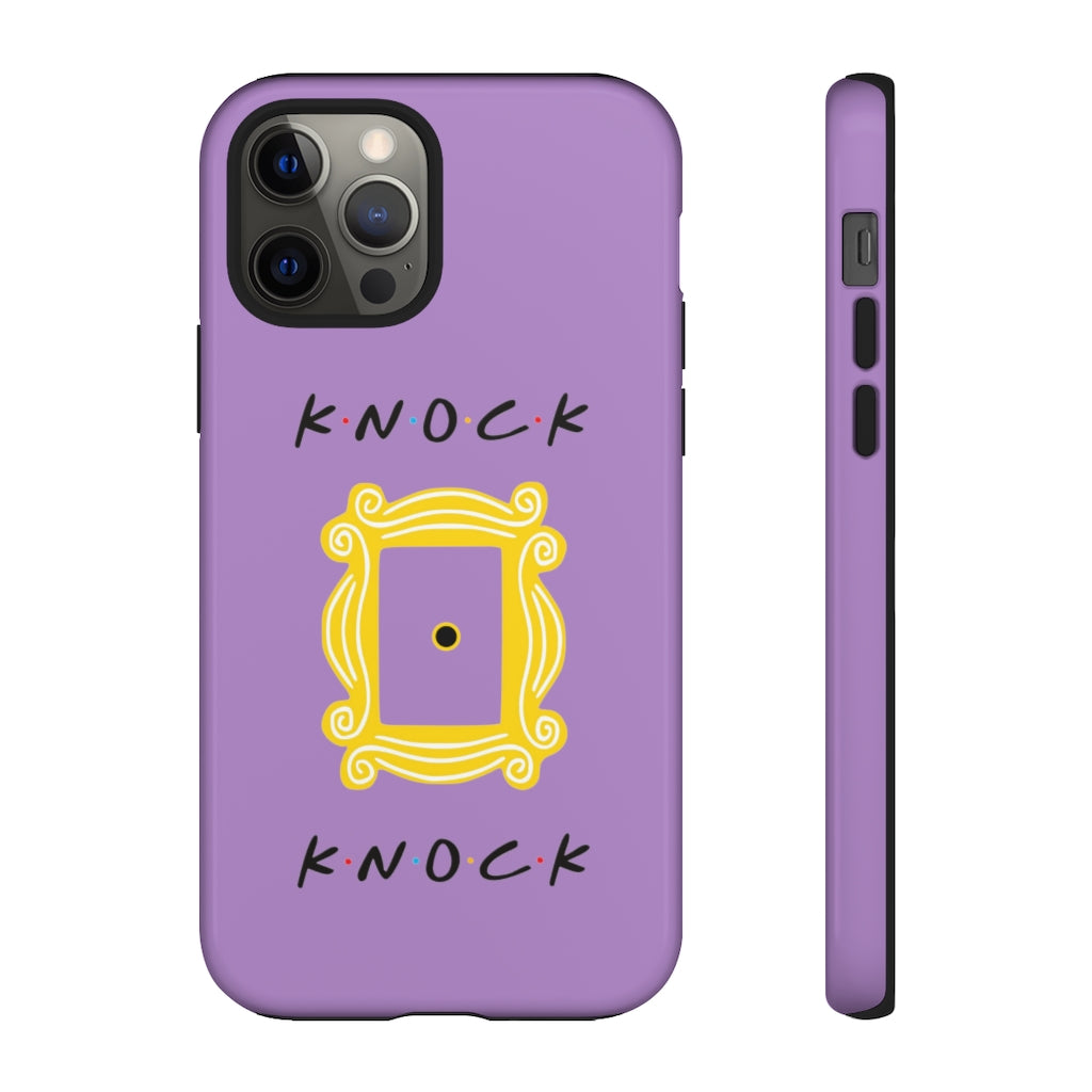Knock Knock Friends Inspired Phone Case- Purple