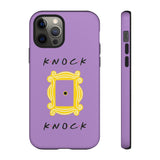 Knock Knock Friends Inspired Phone Case- Purple