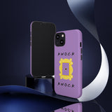 Knock Knock Friends Inspired Phone Case- Purple