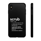 Scrub Definition TLC Inspired Phone Case- Black