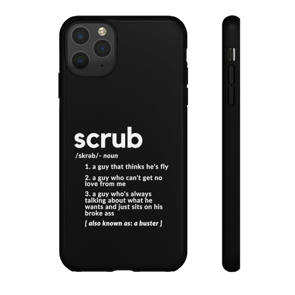 Scrub Definition TLC Inspired Phone Case- Black