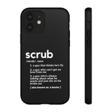 Scrub Definition TLC Inspired Phone Case- Black