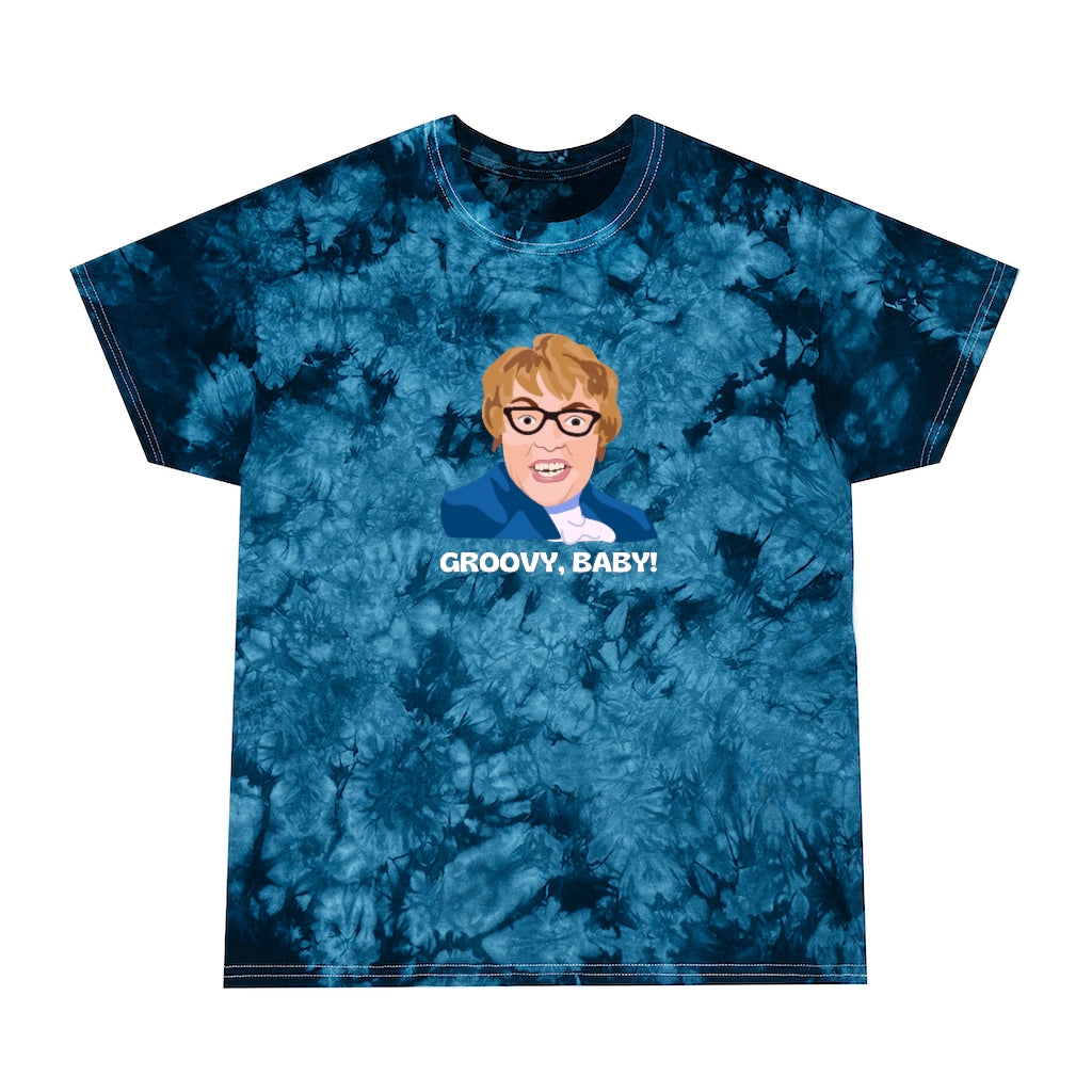 Groovy Baby, Austin Powers Inspired Unisex Tie-Dye Tee