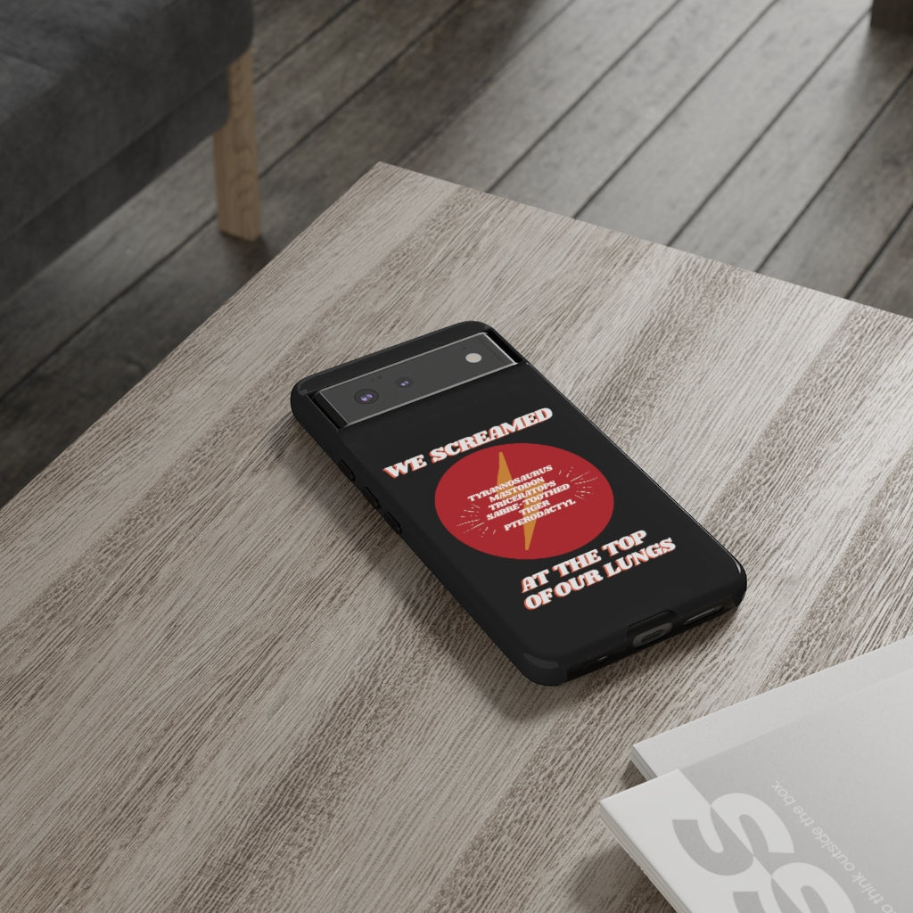 We Screamed Mighty Morphin Power Rangers Inspired Phone Case
